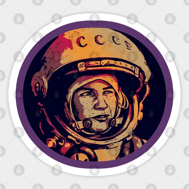 Soviet Cosmonaut Session Sticker by CTShirts